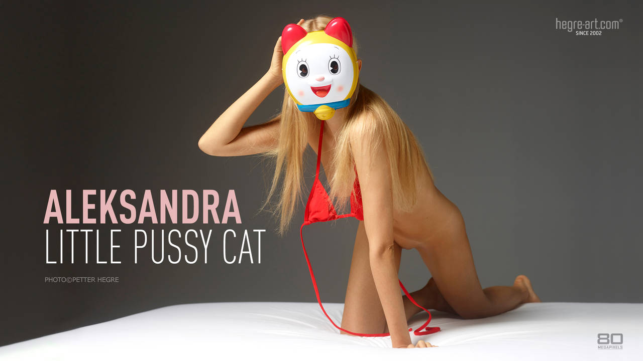 Aleksandra Little PussyCat Hegreart  poster
