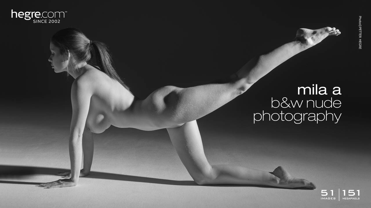 hegre mila a b and w nude photography board
